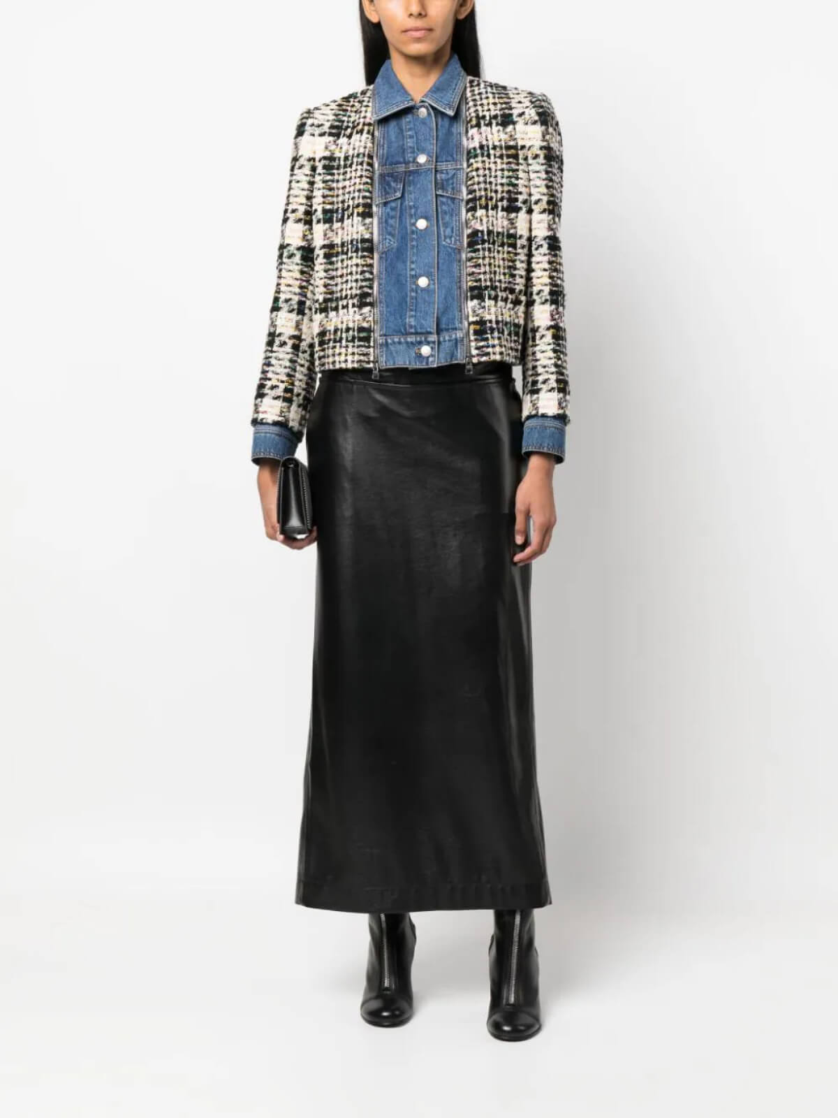 Hybrid Box Fit Tweed Jacket